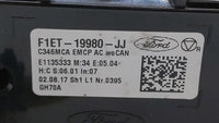 2015-2018 Ford Focus Climate Control Module Temperature AC/Heater Replacement P/N:F1ET-19980-LJ F1ET-19980-JF Fits OEM Used 