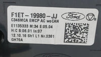 2015-2018 Ford Focus Climate Control Module Temperature AC/Heater Replacement P/N:F1ET-19980-LJ F1ET-19980-JF Fits OEM Used 