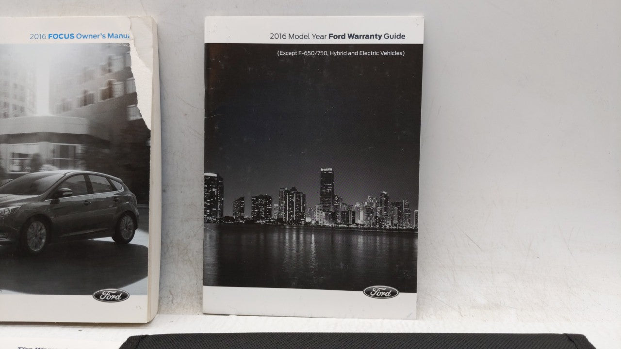 2016 Ford Focus Owners Manual Book Guide OEM Used Auto Parts - Oemusedautoparts1.com