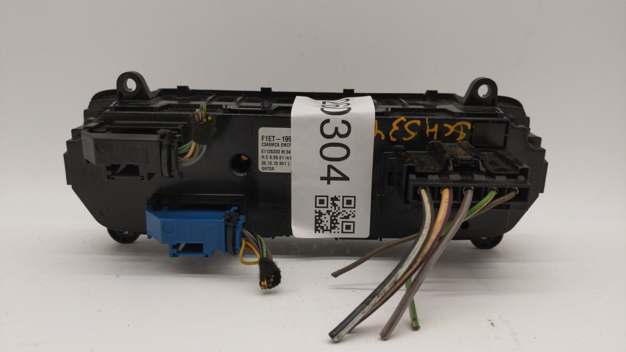 2015-2018 Ford Focus Climate Control Module Temperature AC/Heater Replacement P/N:F1ET-19980-LJ F1ET-19980-JF Fits OEM Used 