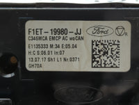 2015-2018 Ford Focus Climate Control Module Temperature AC/Heater Replacement P/N:F1ET-19980-LJ F1ET-19980-JF Fits OEM Used 