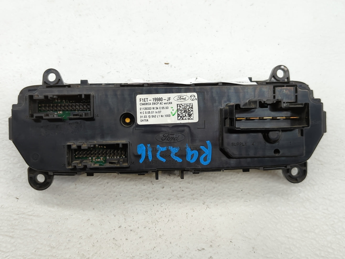 2015-2018 Ford Focus Climate Control Module Temperature AC/Heater Replacement P/N:F1ET-18K811-KD F1ET-18549 Fits OEM Used Au