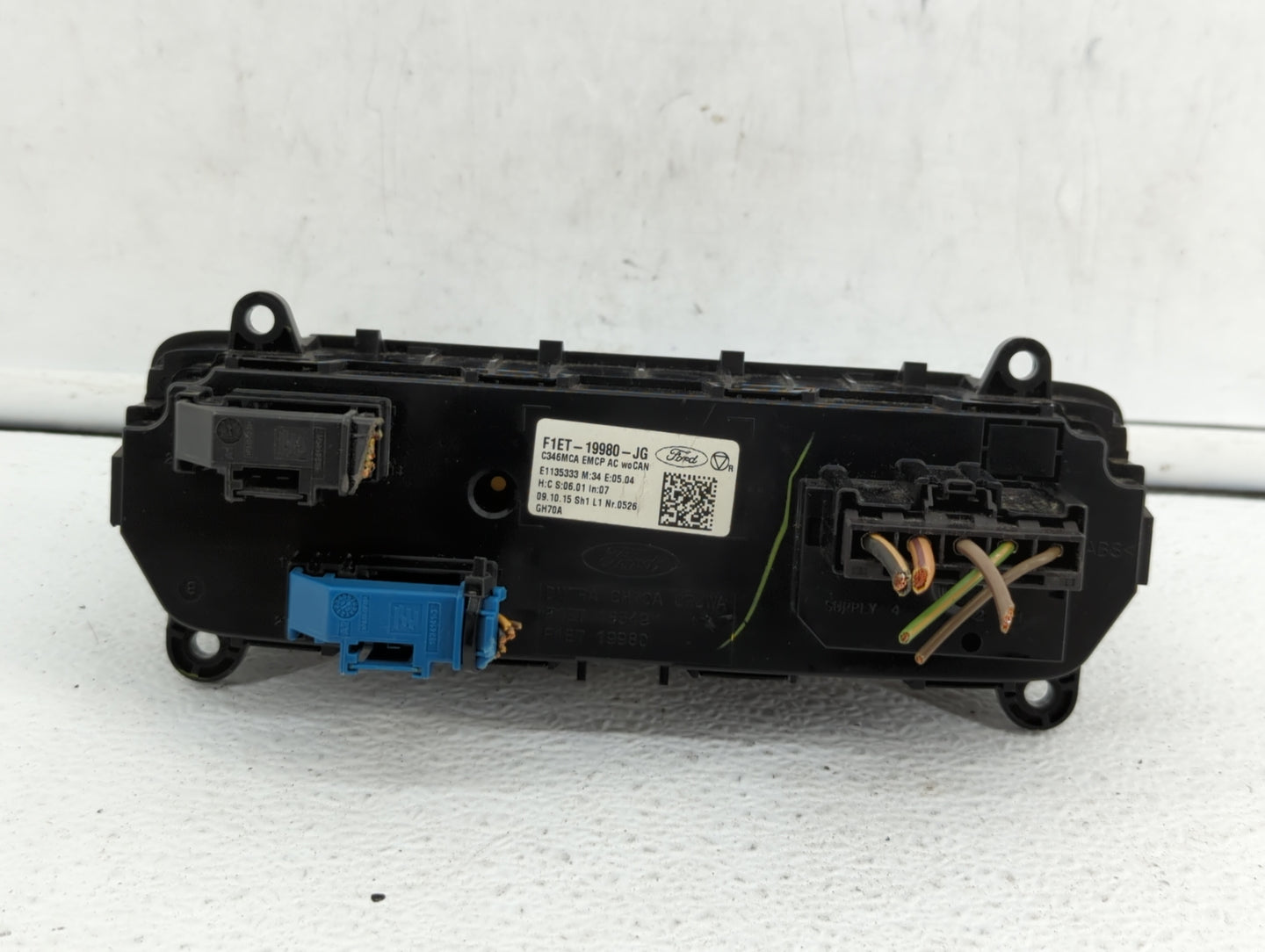 2015-2018 Ford Focus Climate Control Module Temperature AC/Heater Replacement P/N:F1EB-18835-M F1ET-18K811-KD Fits OEM Used 