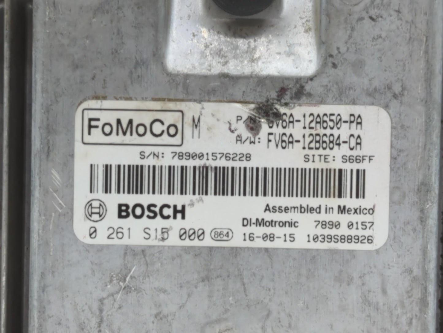 2016-2018 Ford Focus PCM Engine Control Computer ECU ECM PCU OEM P/N:RMFV6A-12A650-CA EM5A-12A650-ACC Fits Fits 2016 2017 20