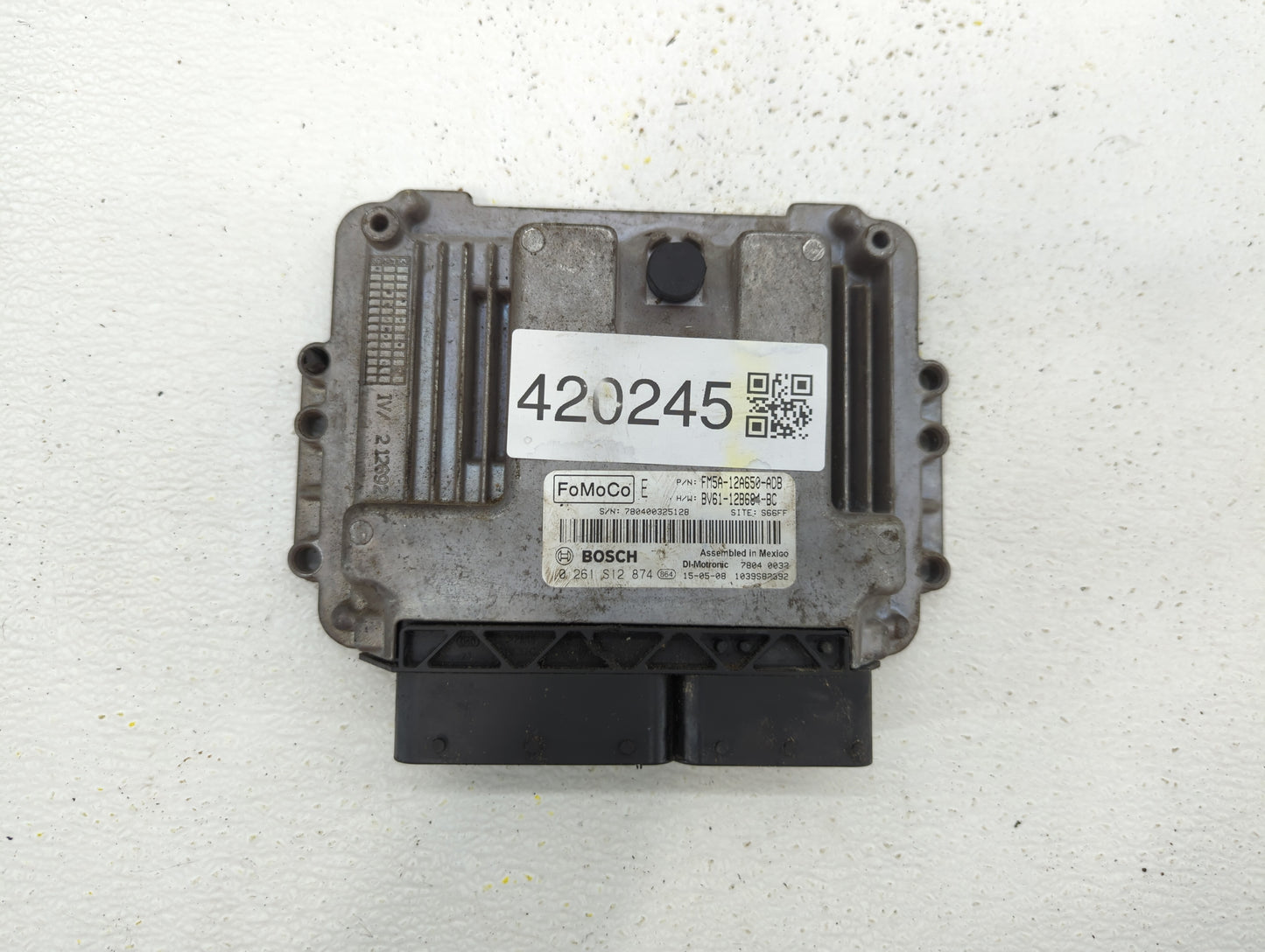 2014-2016 Ford Focus PCM Engine Control Computer ECU ECM PCU OEM P/N:FM5A-12A650-ADB BV61-12B684-BC Fits Fits 2014 2015 2016