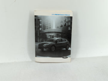 2016 Ford Focus Owners Manual Book Guide OEM Used Auto Parts - Oemusedautoparts1.com