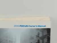2016 Ford Focus Owners Manual Book Guide OEM Used Auto Parts - Oemusedautoparts1.com