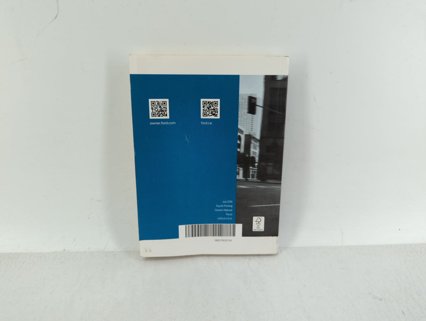 2016 Ford Focus Owners Manual Book Guide OEM Used Auto Parts - Oemusedautoparts1.com