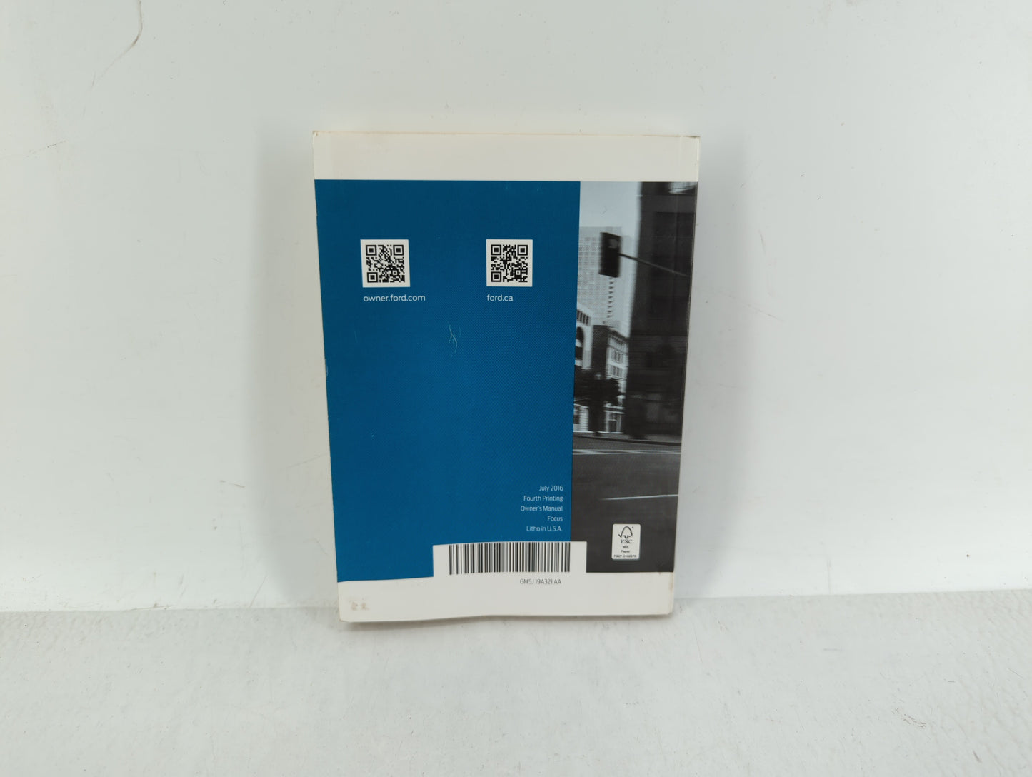 2016 Ford Focus Owners Manual Book Guide OEM Used Auto Parts - Oemusedautoparts1.com