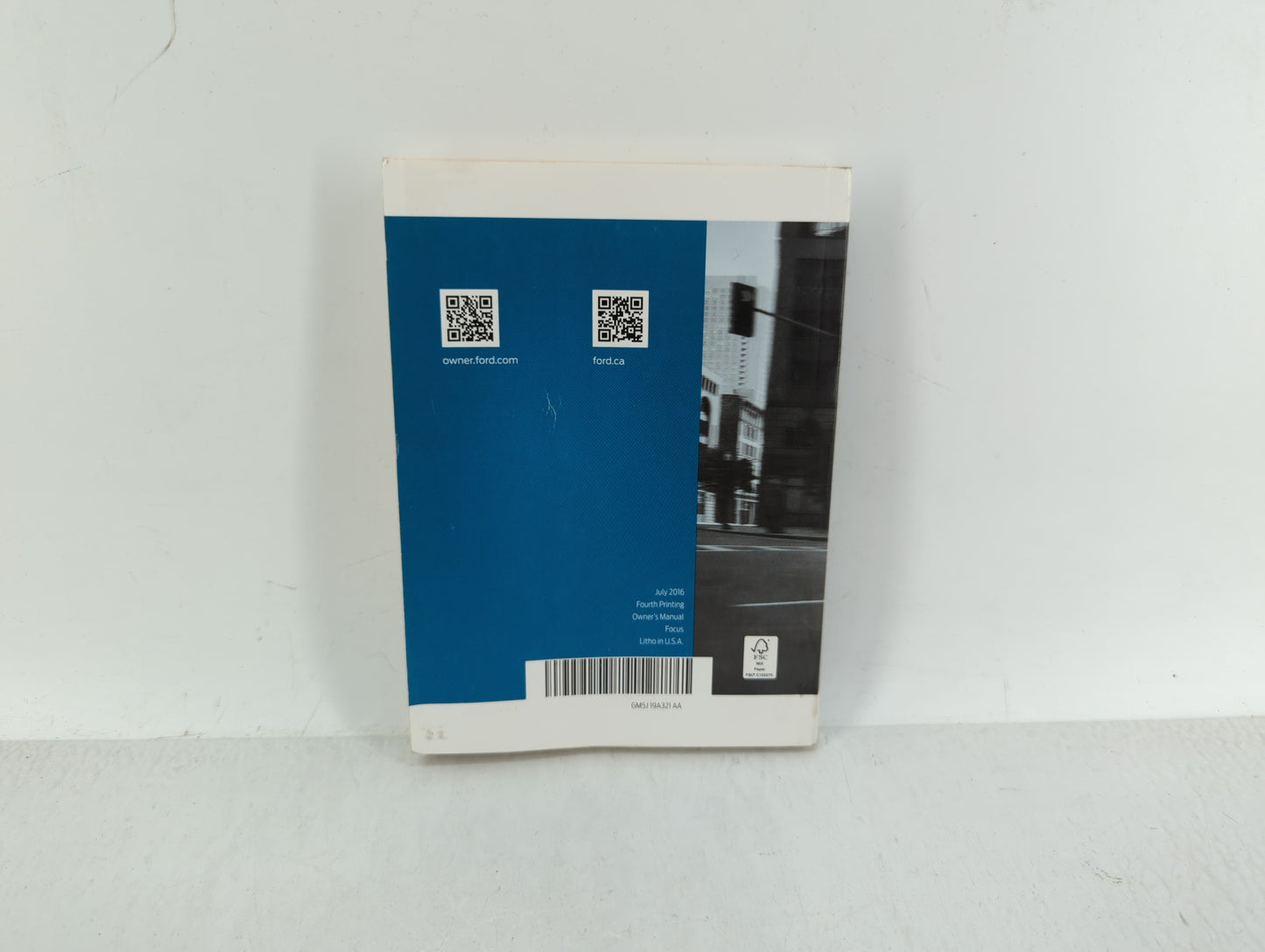 2016 Ford Focus Owners Manual Book Guide OEM Used Auto Parts - Oemusedautoparts1.com