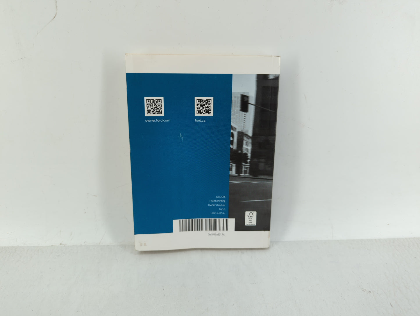 2016 Ford Focus Owners Manual Book Guide OEM Used Auto Parts - Oemusedautoparts1.com