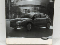 2016 Ford Focus Owners Manual Book Guide OEM Used Auto Parts - Oemusedautoparts1.com