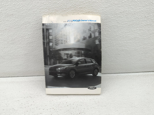 2016 Ford Focus Owners Manual Book Guide OEM Used Auto Parts - Oemusedautoparts1.com