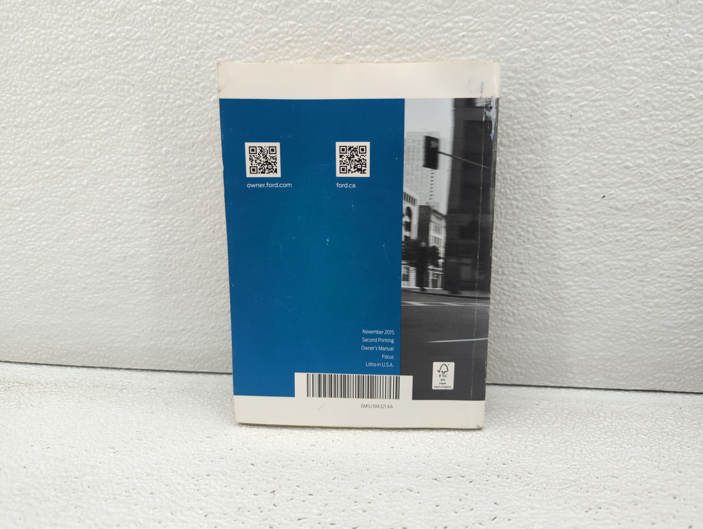 2016 Ford Focus Owners Manual Book Guide OEM Used Auto Parts - Oemusedautoparts1.com