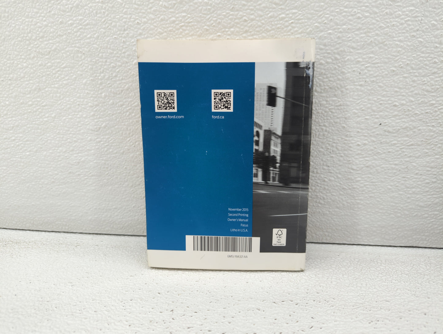 2016 Ford Focus Owners Manual Book Guide OEM Used Auto Parts - Oemusedautoparts1.com