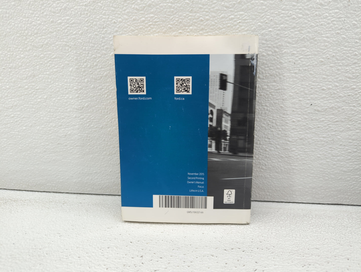 2016 Ford Focus Owners Manual Book Guide OEM Used Auto Parts - Oemusedautoparts1.com