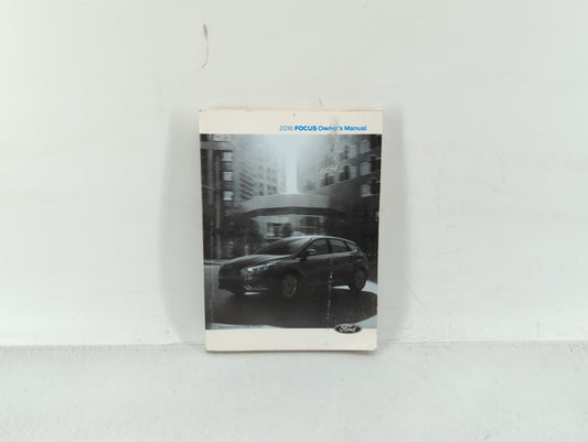 2016 Ford Focus Owners Manual Book Guide OEM Used Auto Parts - Oemusedautoparts1.com