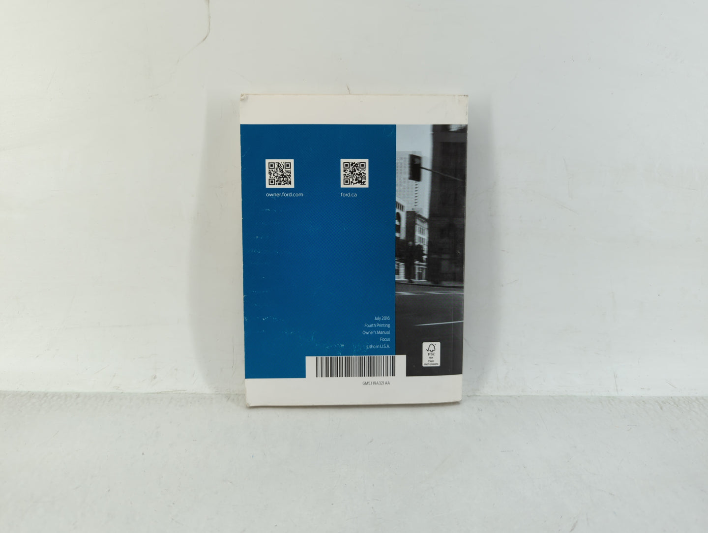 2016 Ford Focus Owners Manual Book Guide OEM Used Auto Parts - Oemusedautoparts1.com