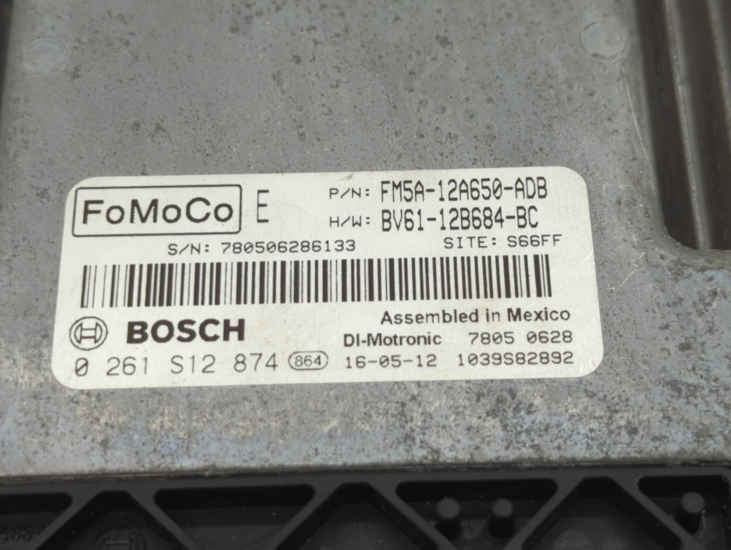 2013-2018 Ford Focus PCM Engine Control Computer ECU ECM PCU OEM P/N:FM5A-12A650-ADB EM5A-12A650-ACB Fits OEM Used Auto Part