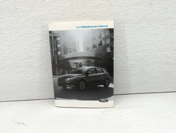 2016 Ford Focus Owners Manual Book Guide OEM Used Auto Parts - Oemusedautoparts1.com