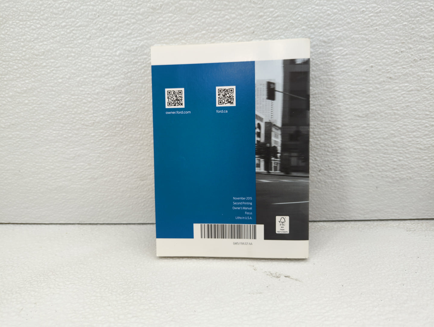 2016 Ford Focus Owners Manual Book Guide OEM Used Auto Parts - Oemusedautoparts1.com