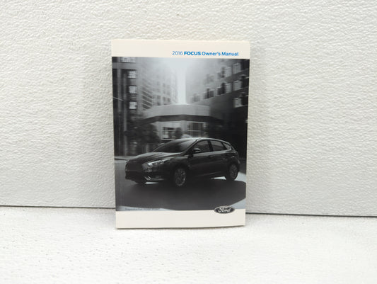 2016 Ford Focus Owners Manual Book Guide OEM Used Auto Parts - Oemusedautoparts1.com