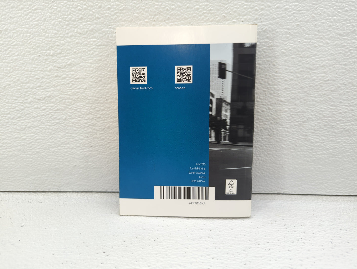 2016 Ford Focus Owners Manual Book Guide OEM Used Auto Parts - Oemusedautoparts1.com