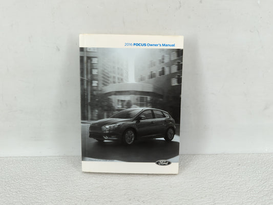 2016 Ford Focus Owners Manual Book Guide OEM Used Auto Parts - Oemusedautoparts1.com