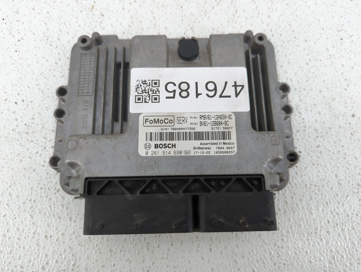 2013-2018 Ford Focus PCM Engine Control Computer ECU ECM PCU OEM P/N:FM5A-12A650-ADB EV61-12B684-BC OEM Used Auto Parts - Oe