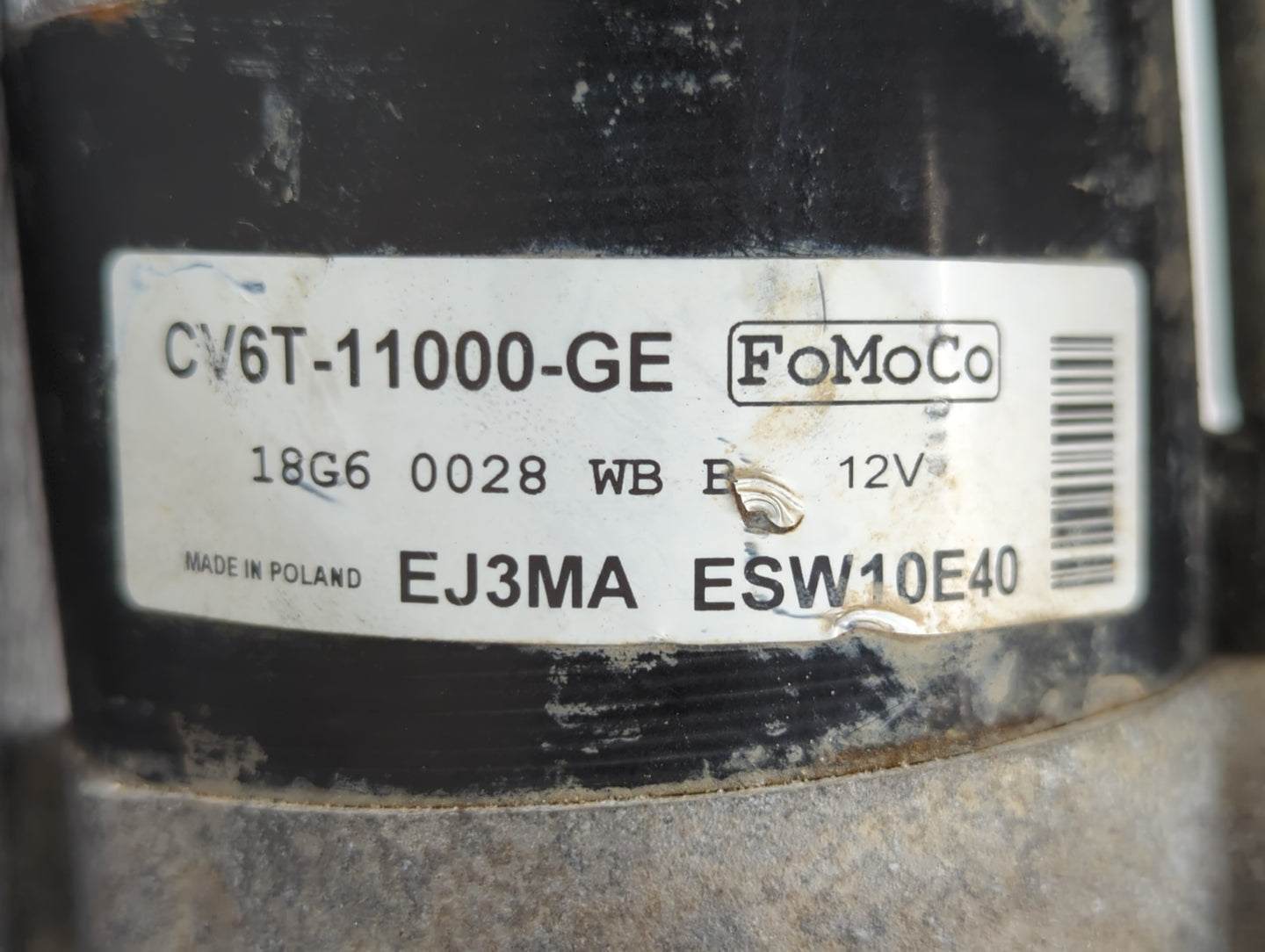 2015-2018 Ford Focus Car Starter Motor Solenoid OEM P/N:CV6T-11000-GE Fits Fits 2015 2016 2017 2018 OEM Used Auto Parts - Oe