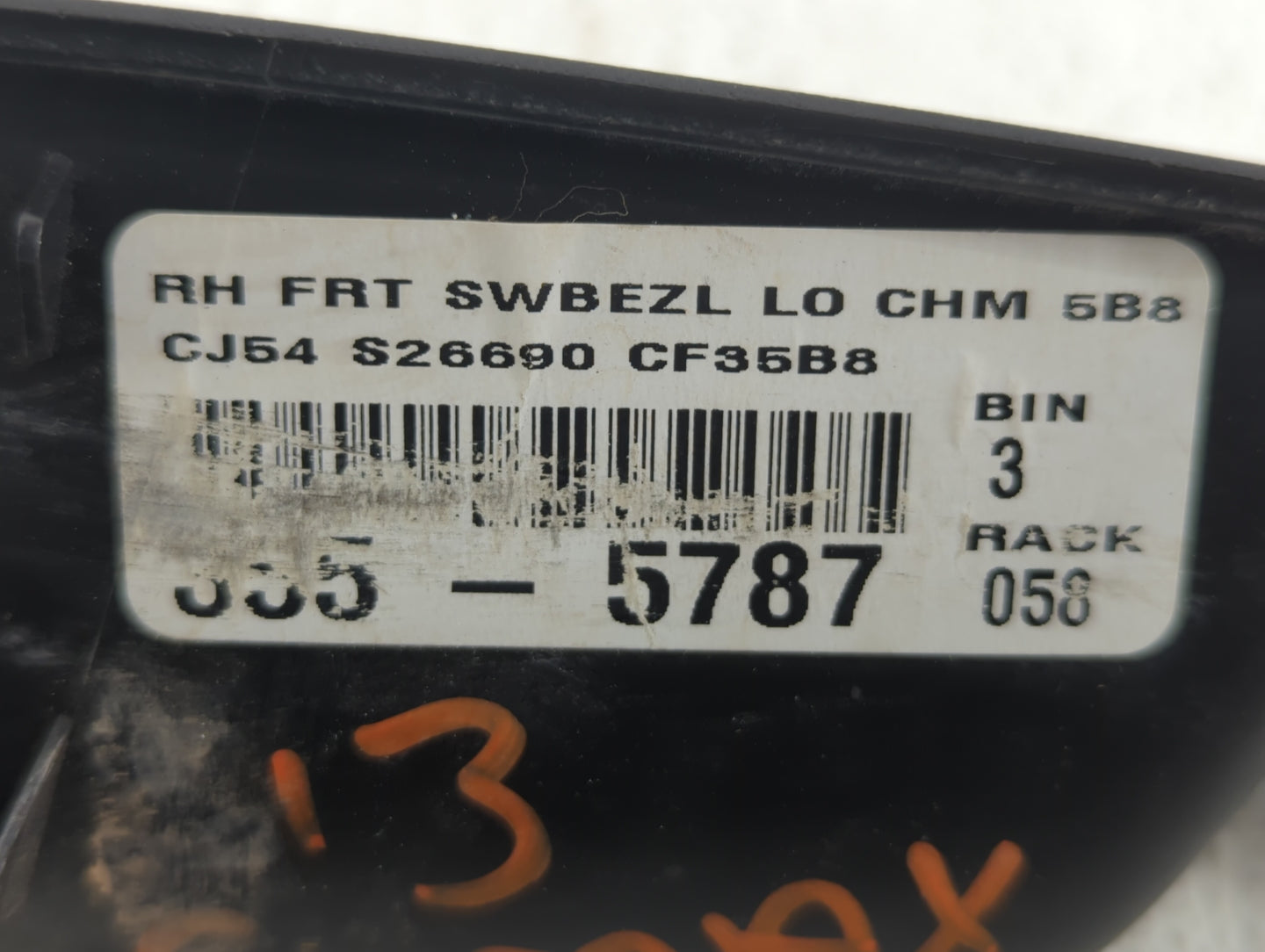 2016 Ford Focus Passenger Right Power Window Switch Cj54 S26690 Cf35b8 - Oemusedautoparts1.com