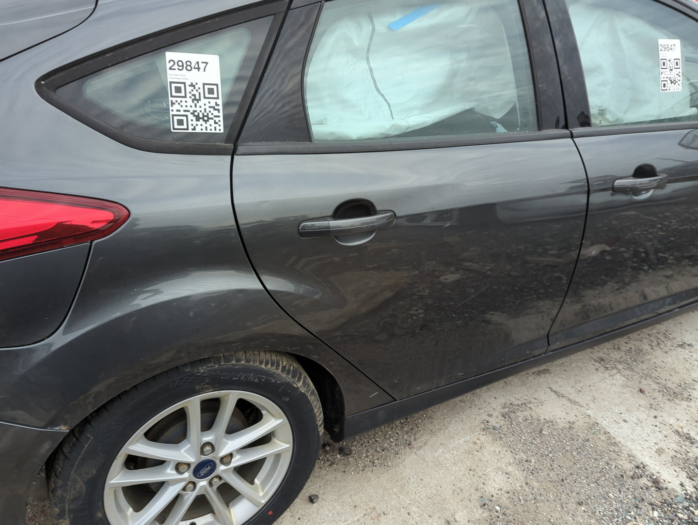 2012-2018 Ford Focus Passenger Rear Door Oem 5013324 - Oemusedautoparts1.com
