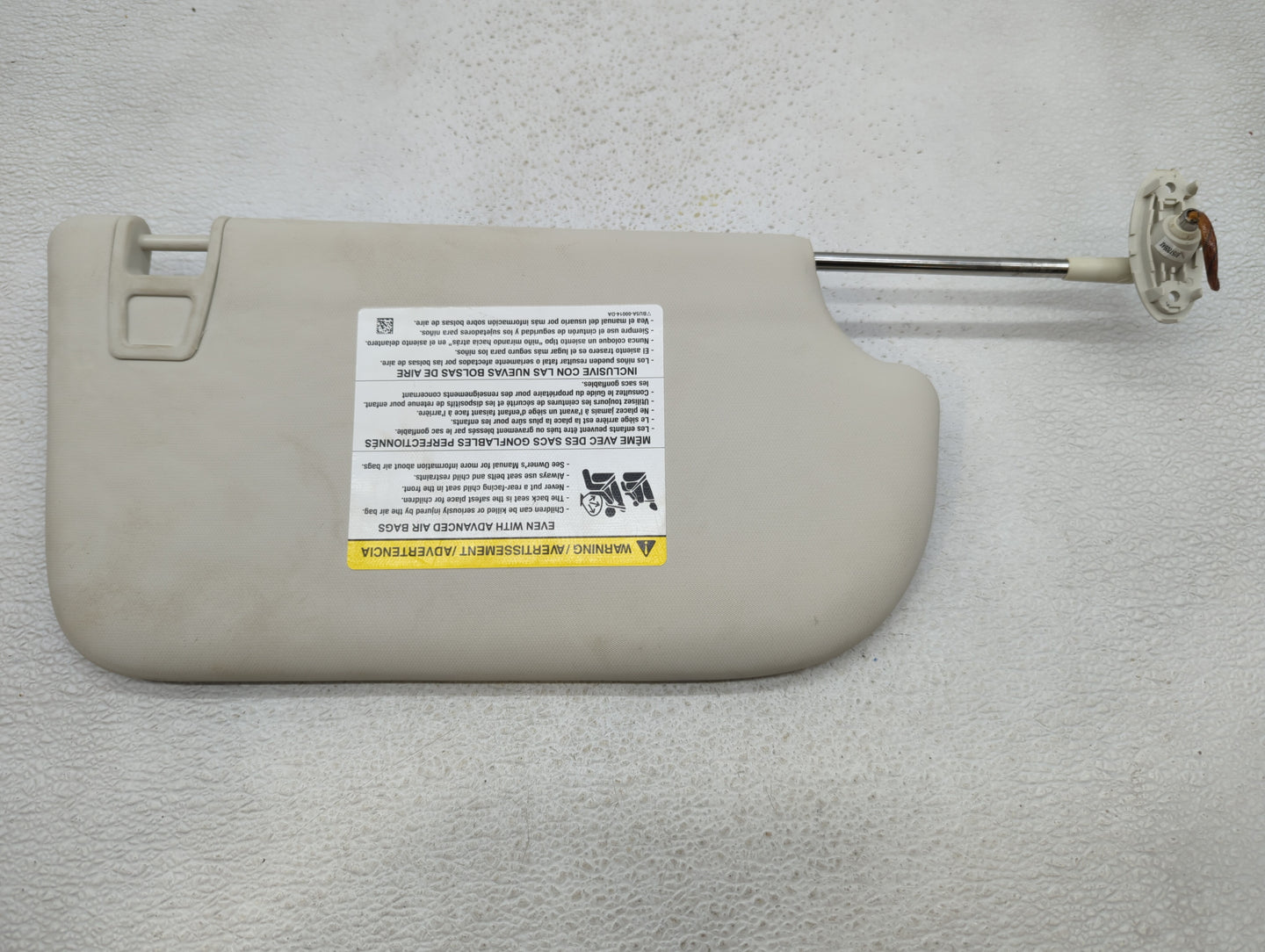 2013-2018 Ford Focus Sun Visor Shade Replacement Passenger Right Mirror Fits Fits 2013 2014 2015 2016 2017 2018 OEM Used Aut