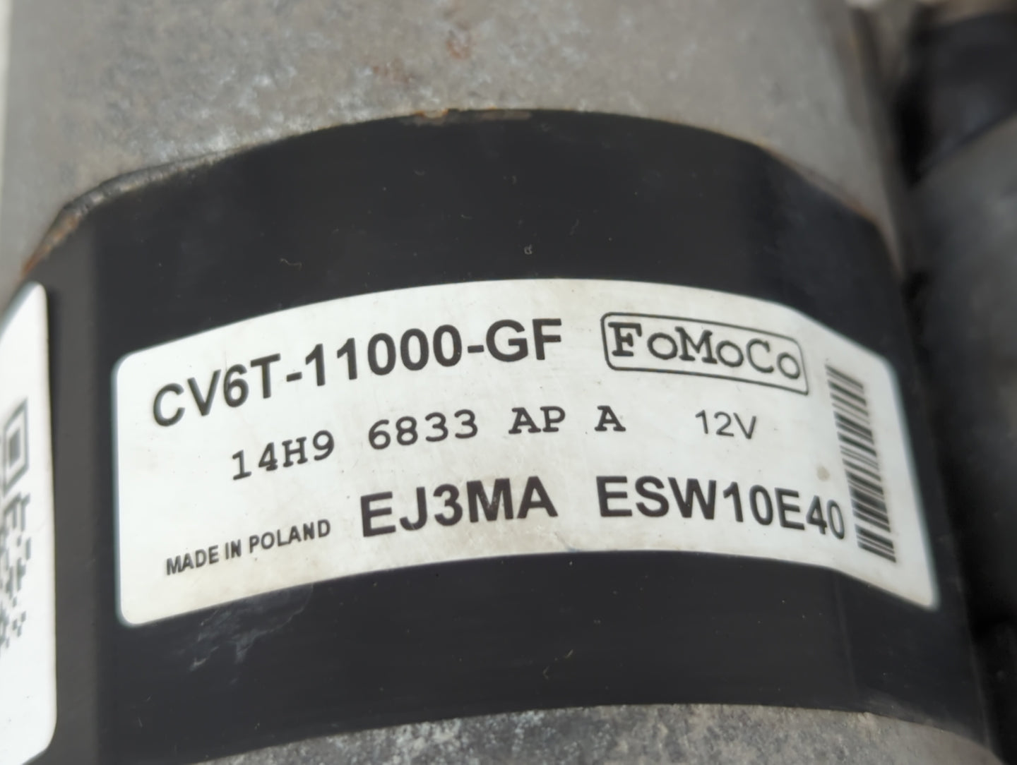 2015-2018 Ford Focus Car Starter Motor Solenoid OEM P/N:CV6T-11000-GE Fits Fits 2015 2016 2017 2018 OEM Used Auto Parts - Oe