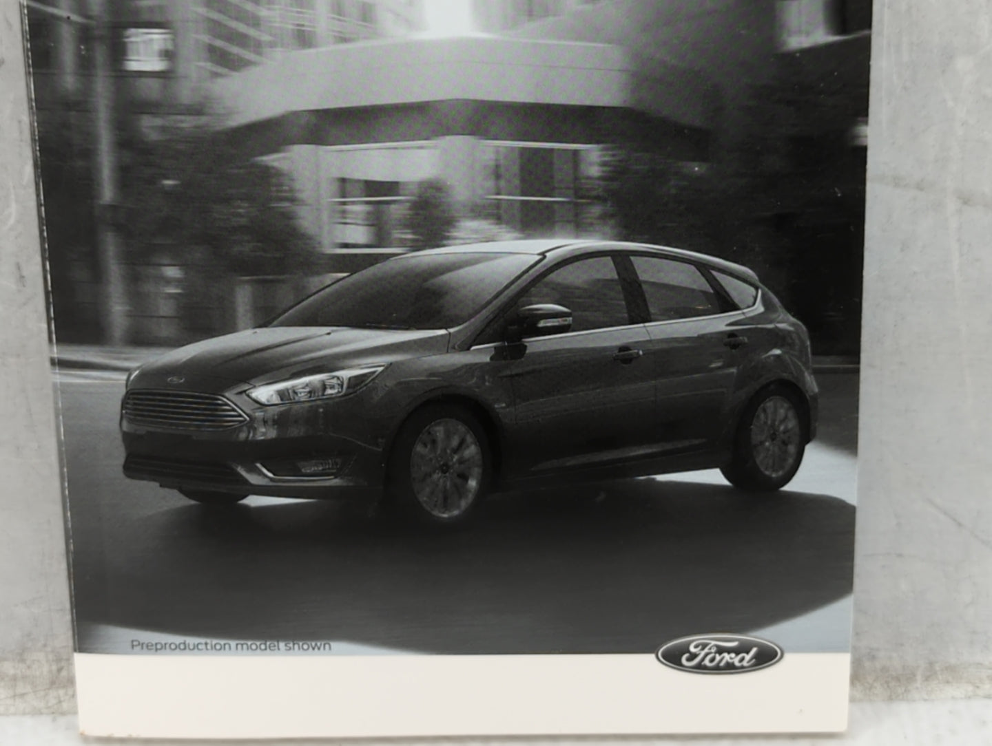 2016 Ford Focus Owners Manual Book Guide OEM Used Auto Parts - Oemusedautoparts1.com