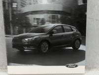 2016 Ford Focus Owners Manual Book Guide OEM Used Auto Parts - Oemusedautoparts1.com