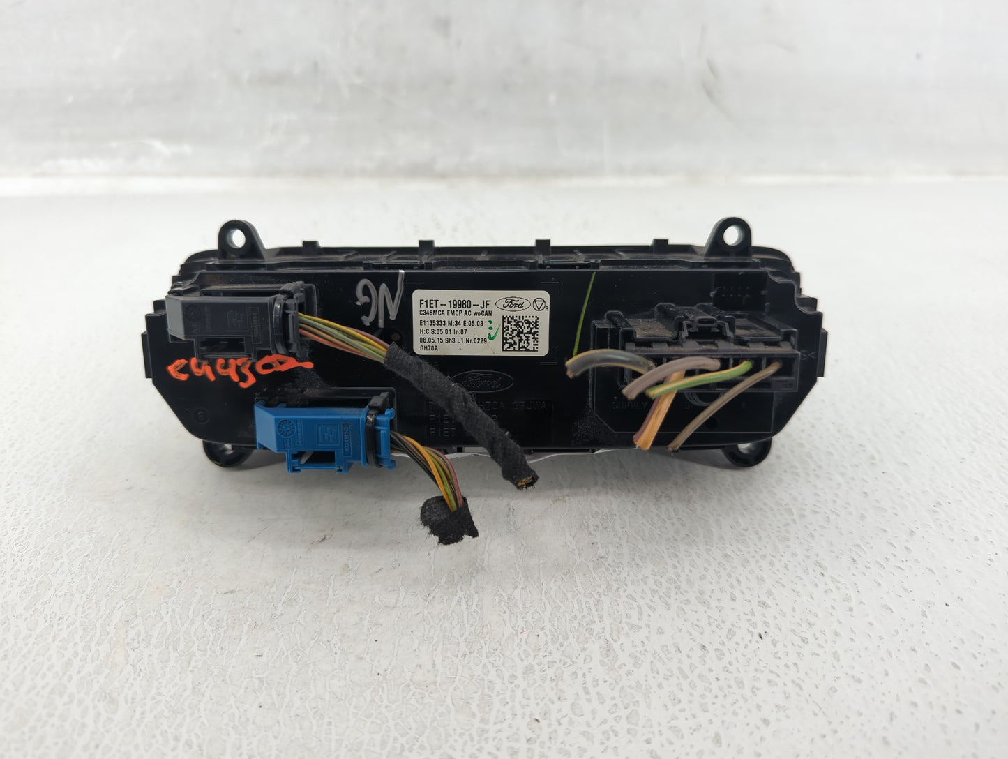 2015-2018 Ford Focus Climate Control Module Temperature AC/Heater Replacement P/N:F1ET-19980-JF Fits Fits 2015 2016 2017 201