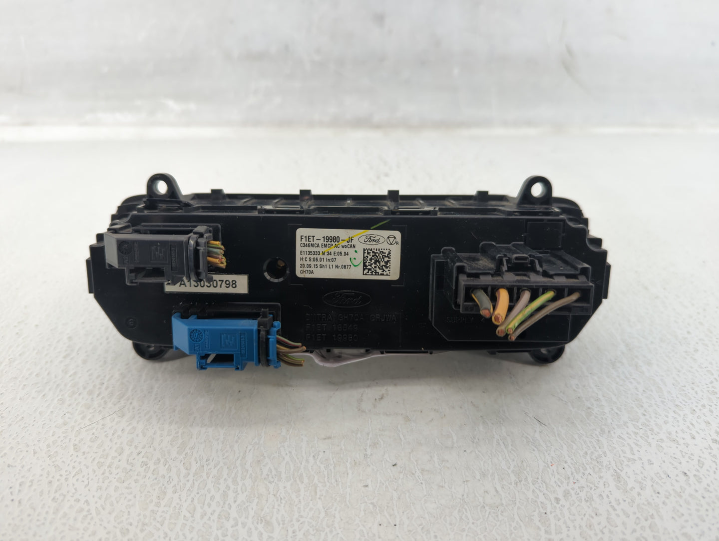 2015-2018 Ford Focus Climate Control Module Temperature AC/Heater Replacement P/N:F1ET-19980-JF F1ET-19980-JG Fits OEM Used 