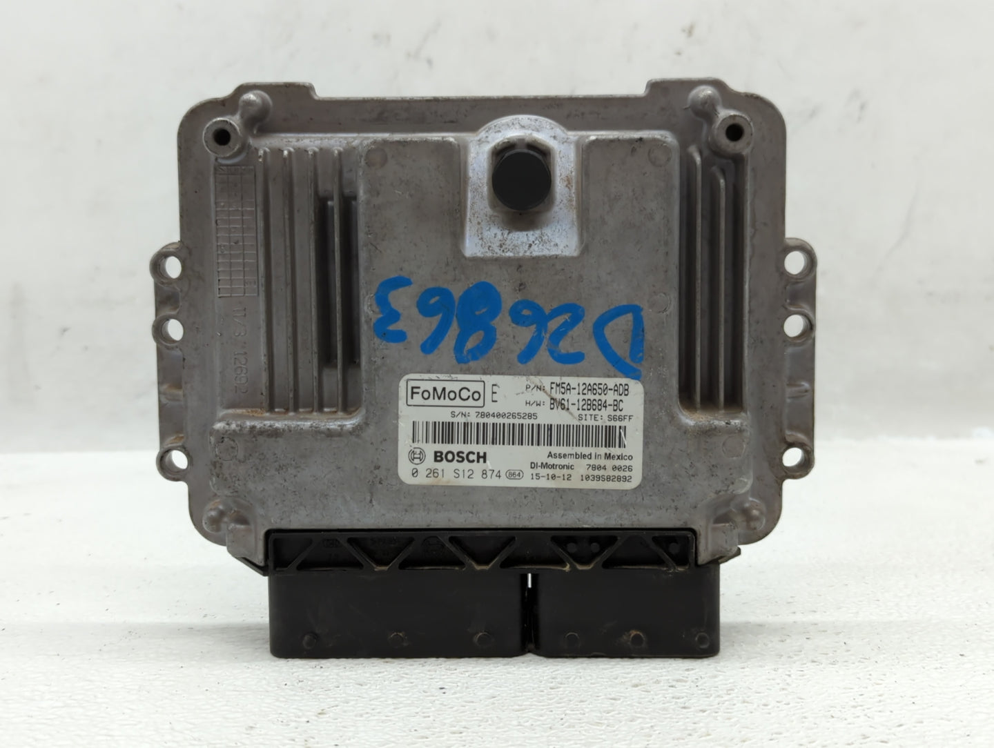 2013-2018 Ford Focus PCM Engine Control Computer ECU ECM PCU OEM P/N:BV61-12B684-BC FM5A-12A650-ADB Fits OEM Used Auto Parts