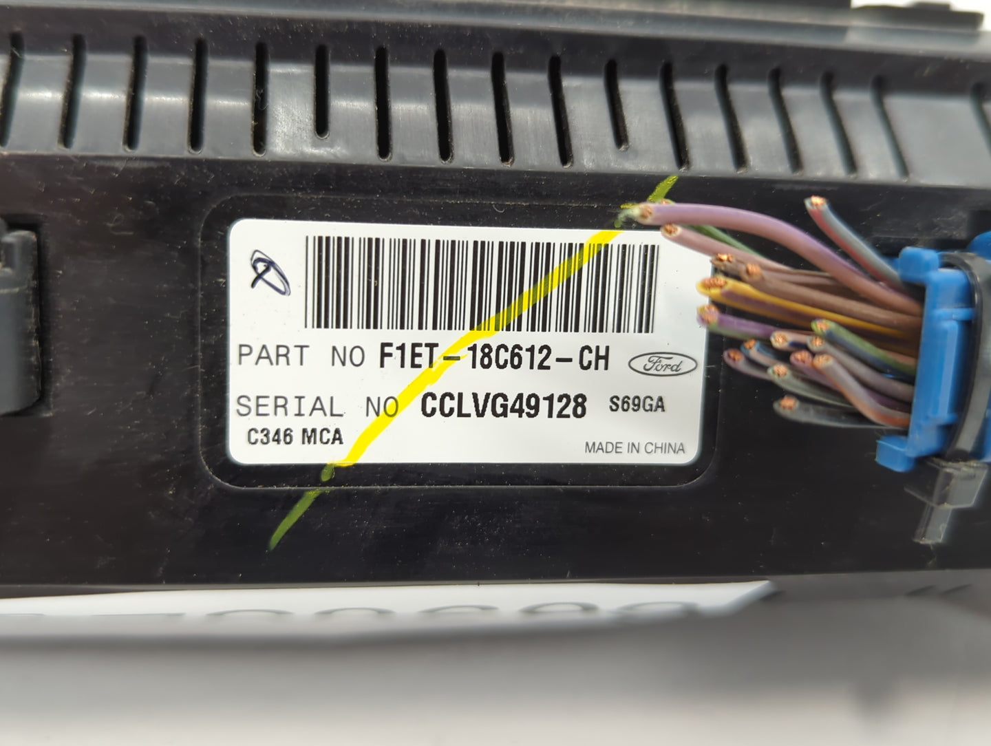 2015-2018 Ford Focus Climate Control Module Temperature AC/Heater Replacement P/N:F1ET-18C612-CH Fits Fits 2015 2016 2017 20