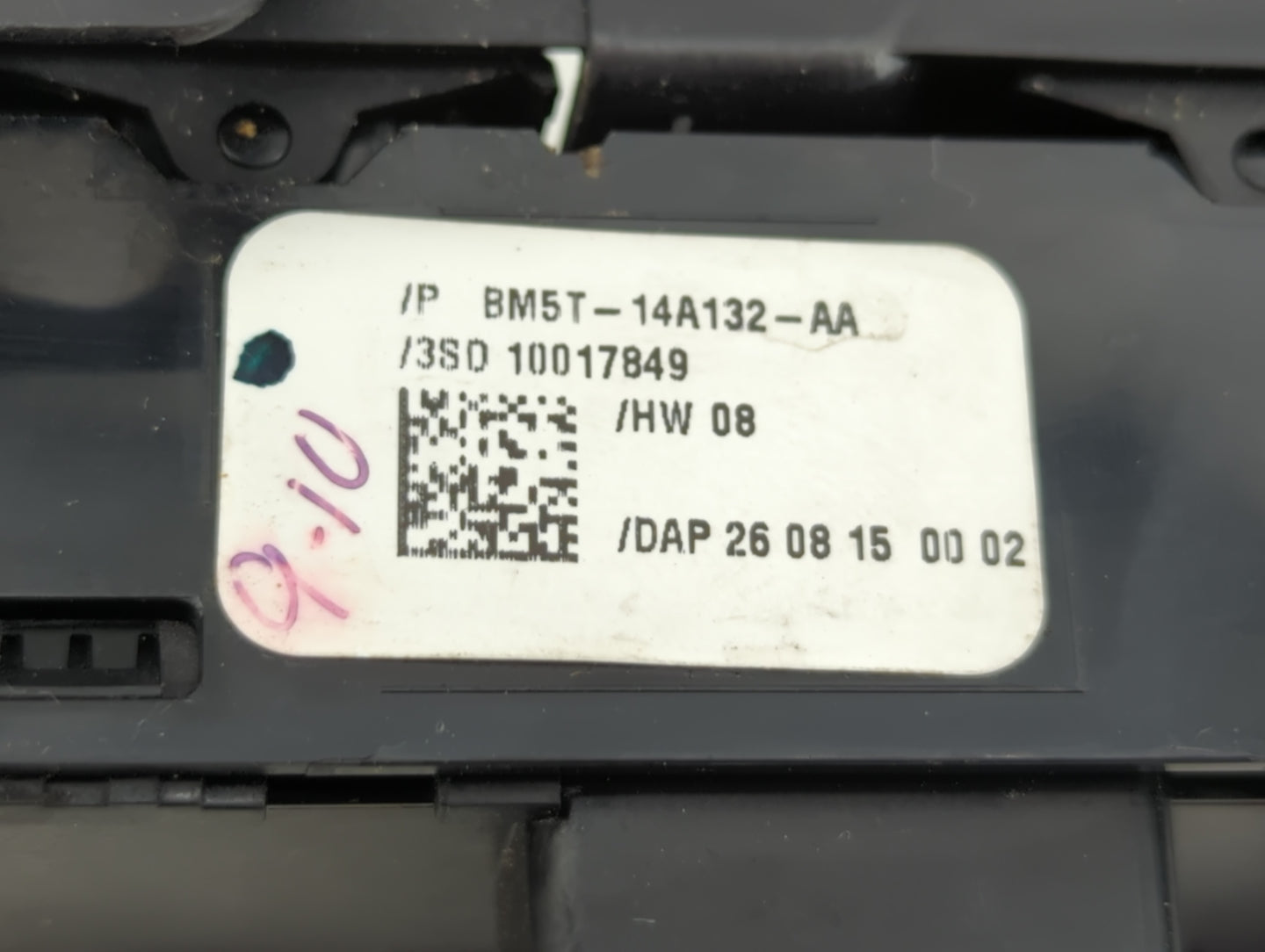2012-2018 Ford Focus Master Power Window Switch Replacement Driver Side Left P/N:BM5T-14A132-AA Fits OEM Used Auto Parts - O