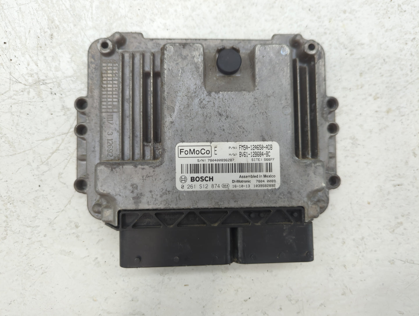 2014-2016 Ford Focus PCM Engine Control Computer ECU ECM PCU OEM P/N:FM5A-12A650-ADB 0 261 S12 874 Fits Fits 2014 2015 2016 