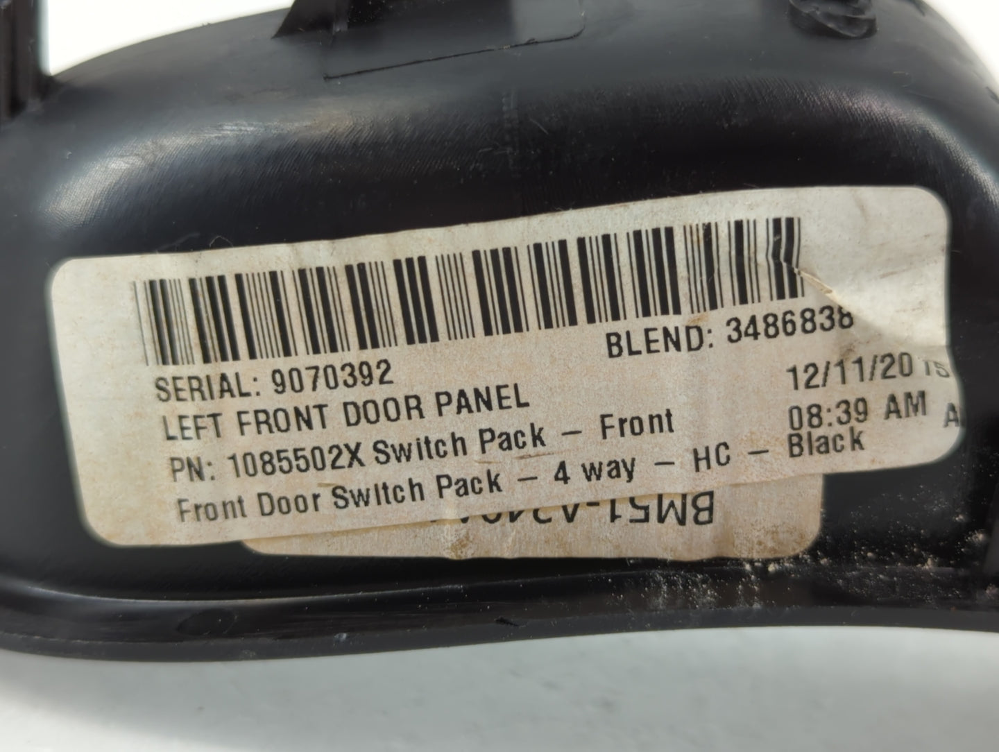 2012-2018 Ford Focus Master Power Window Switch Replacement Driver Side Left P/N:1085502X Fits OEM Used Auto Parts - Oemused