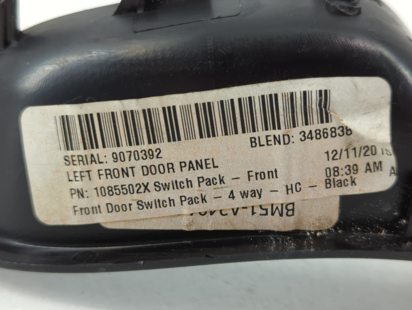 2012-2018 Ford Focus Master Power Window Switch Replacement Driver Side Left P/N:1085502X Fits OEM Used Auto Parts - Oemused