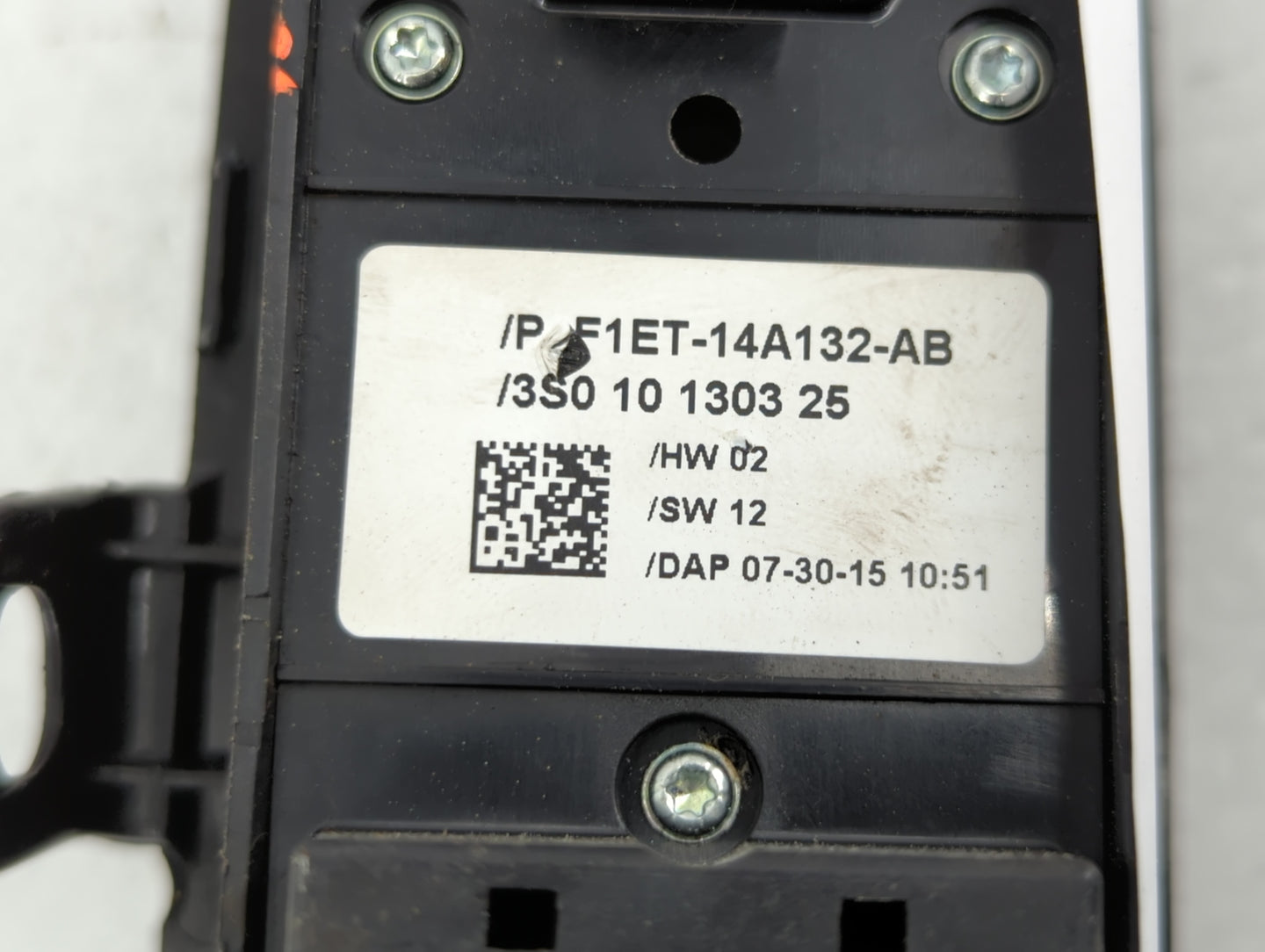 2012-2018 Ford Focus Master Power Window Switch Replacement Driver Side Left P/N:F1ET-14A132-AB Fits OEM Used Auto Parts - O