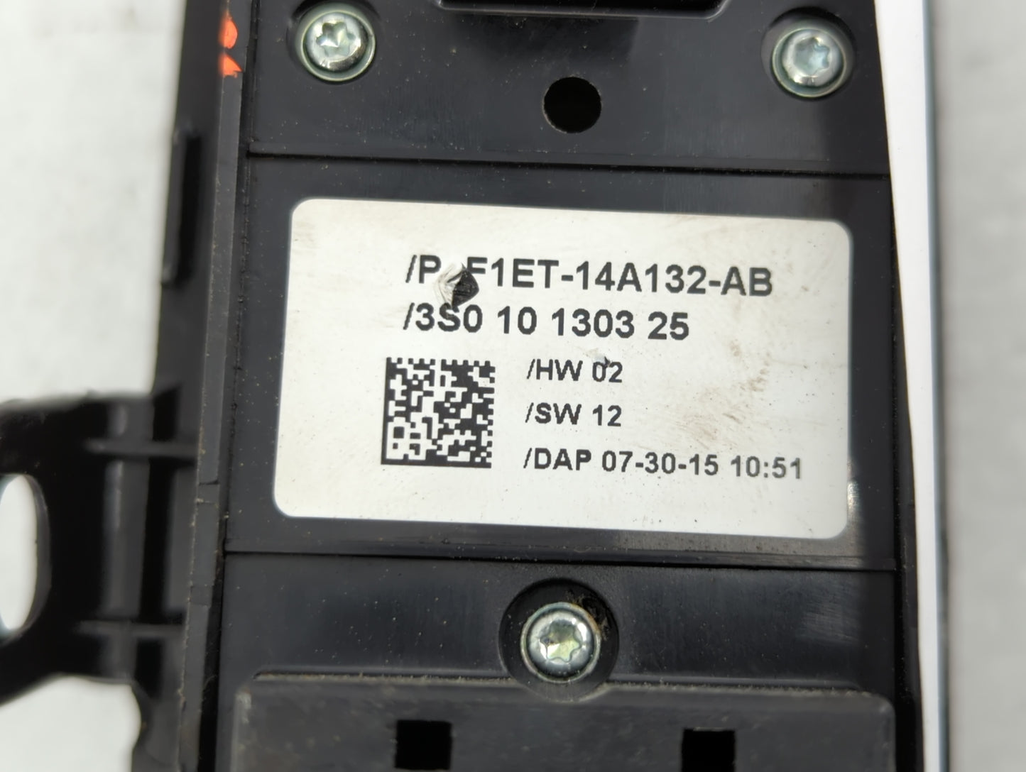 2012-2018 Ford Focus Master Power Window Switch Replacement Driver Side Left P/N:F1ET-14A132-AB Fits OEM Used Auto Parts - O