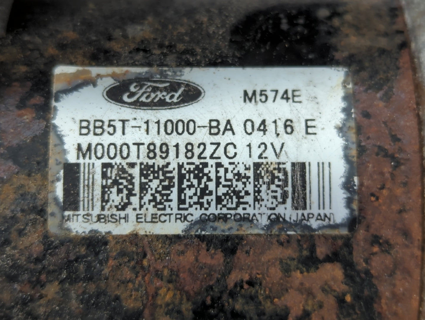 2012-2018 Ford Focus Car Starter Motor Solenoid OEM P/N:M000T8912ZC BB5T-11000-BA Fits OEM Used Auto Parts - Oemusedautopart