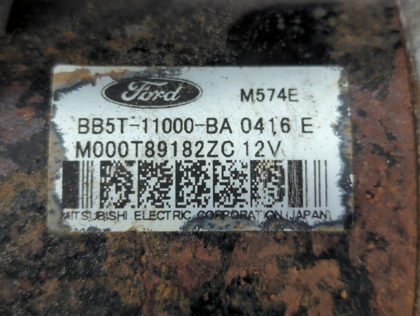 2012-2018 Ford Focus Car Starter Motor Solenoid OEM P/N:M000T8912ZC BB5T-11000-BA Fits OEM Used Auto Parts - Oemusedautopart
