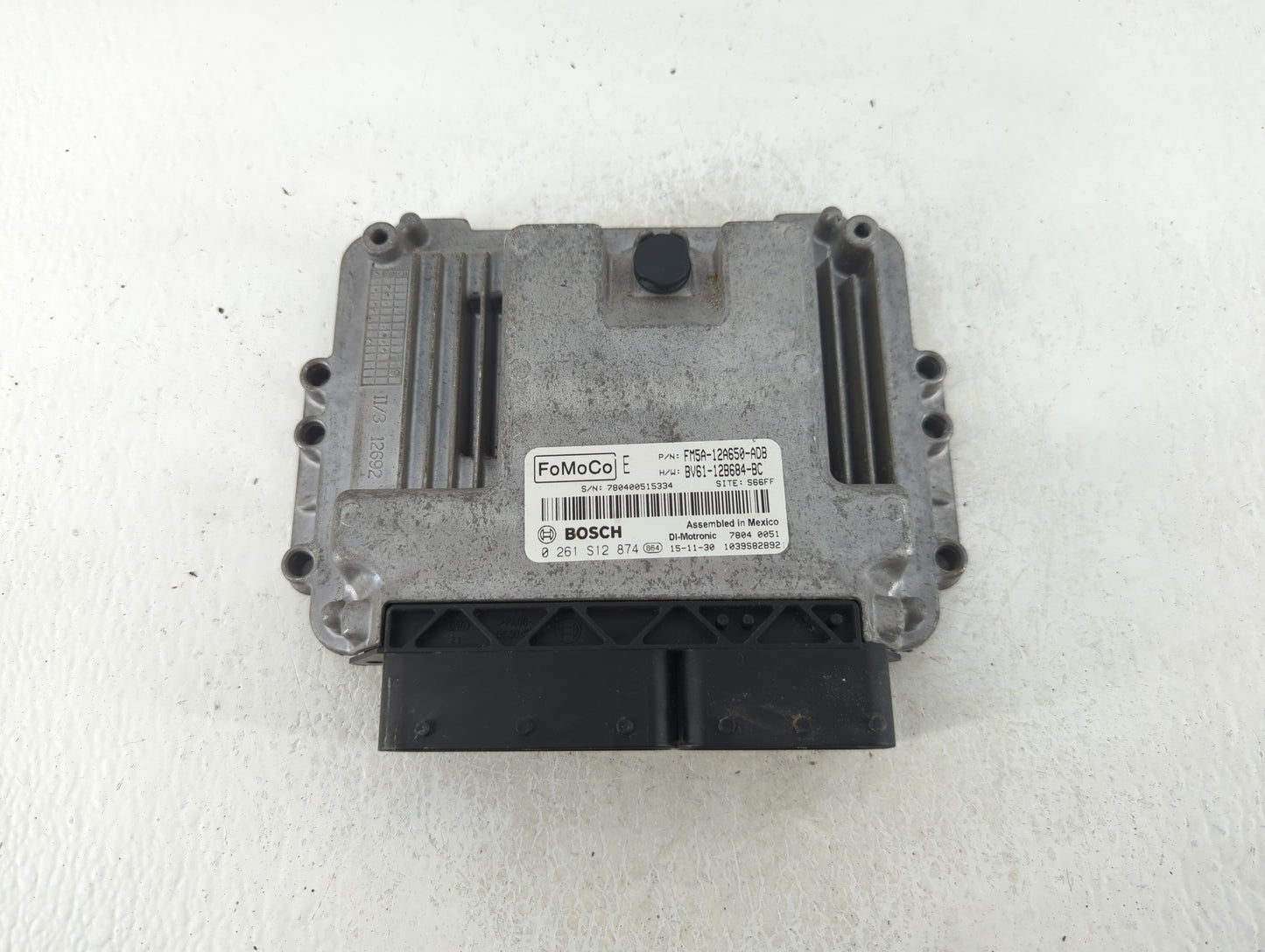 2013-2018 Ford Focus PCM Engine Control Computer ECU ECM PCU OEM P/N:FM5A-12A650-ADB 0 261 S12 874 Fits OEM Used Auto Parts 
