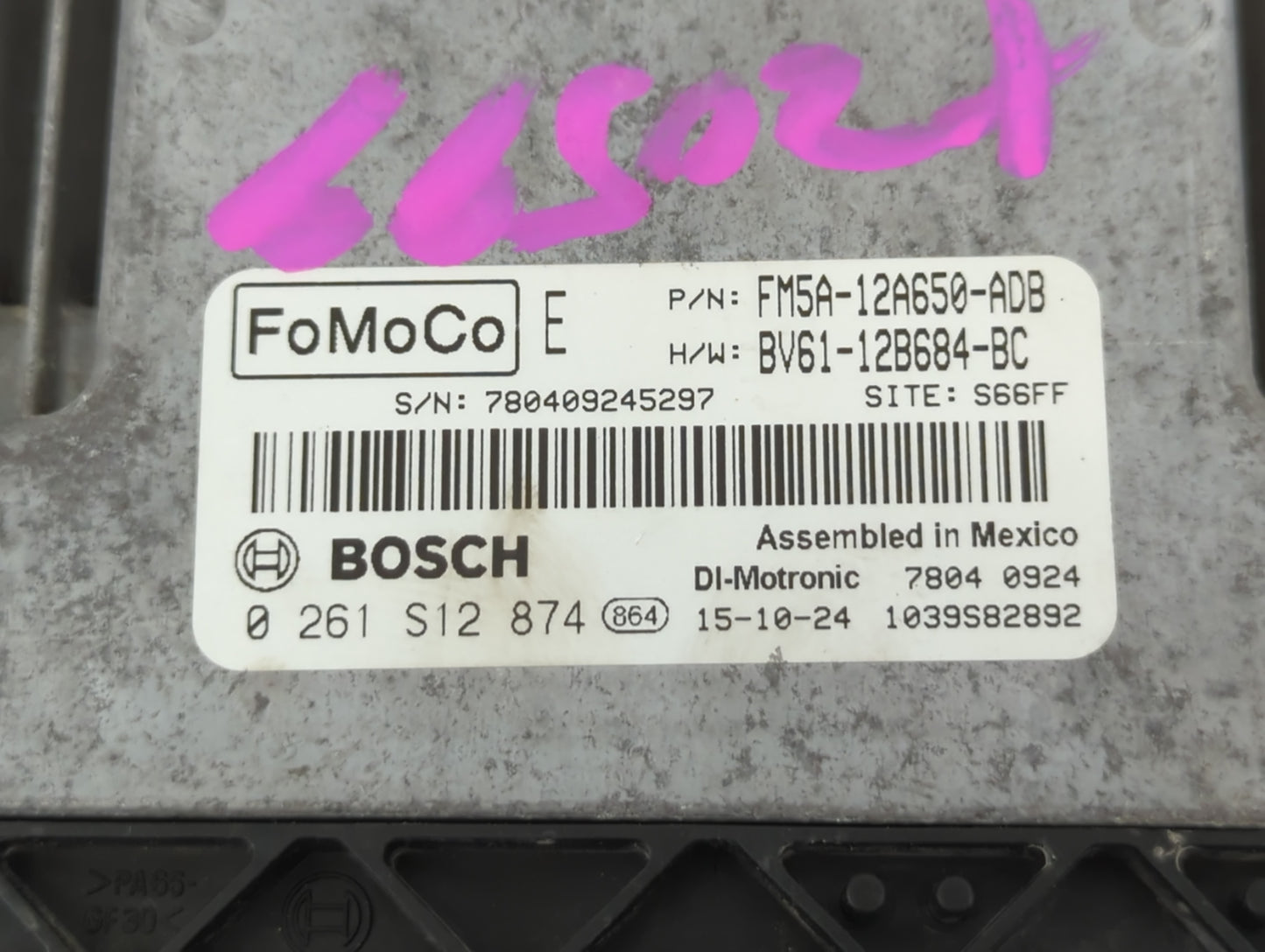 2013-2018 Ford Focus PCM Engine Control Computer ECU ECM PCU OEM P/N:BV61-12684-BC FM5A-12A650-ADB Fits OEM Used Auto Parts 